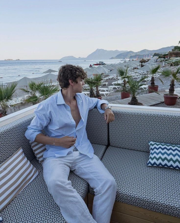 Striped yacht club shirt