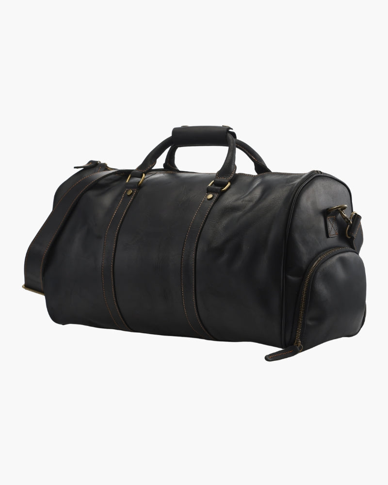 Montague Leren Duffle tas