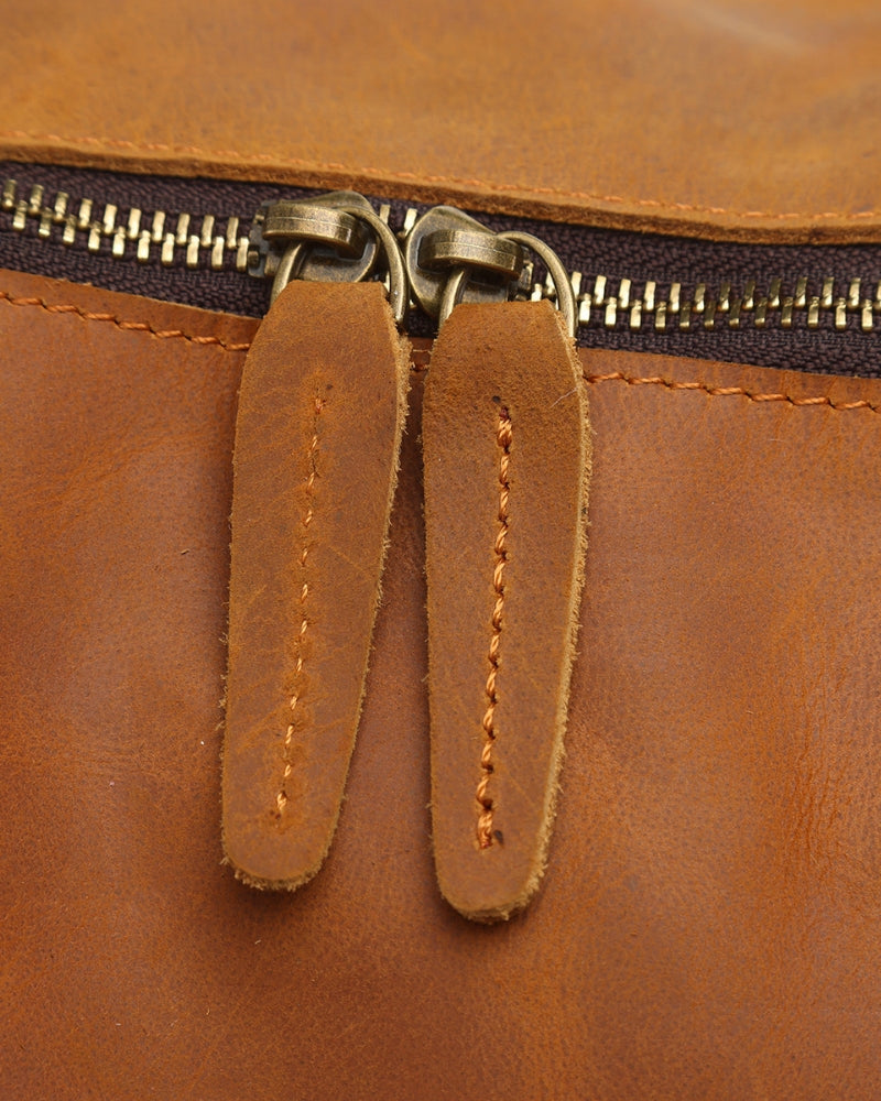 Montague Leren Duffle tas