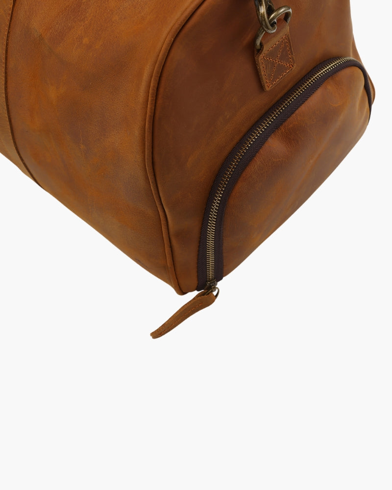 Montague Leren Duffle tas
