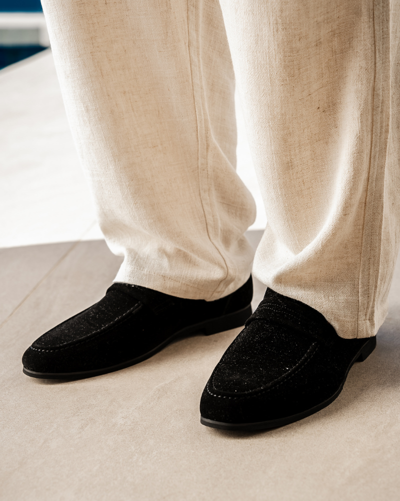 Noélie Suede Loafers