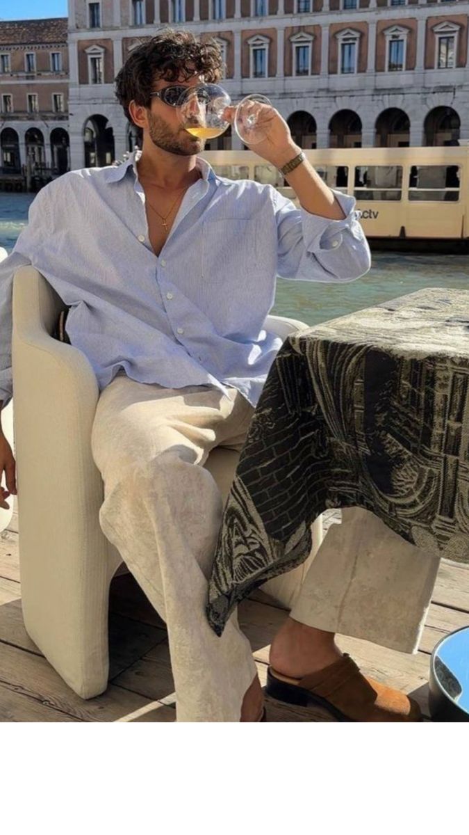 Striped yacht club shirt