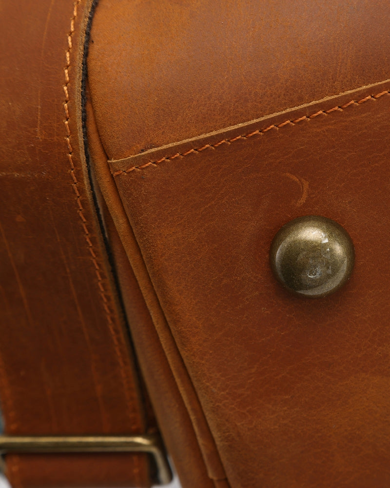 Montague Leren Duffle tas