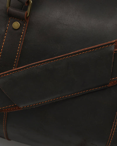 Montague Leren Duffle tas