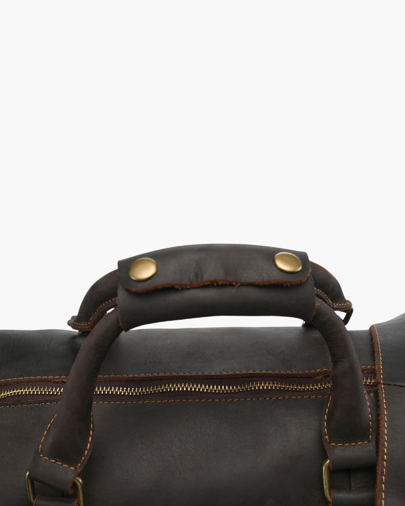 Montague Leren Duffle tas