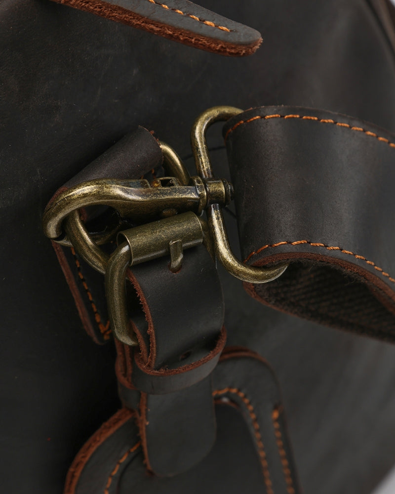 Montague Leren Duffle tas