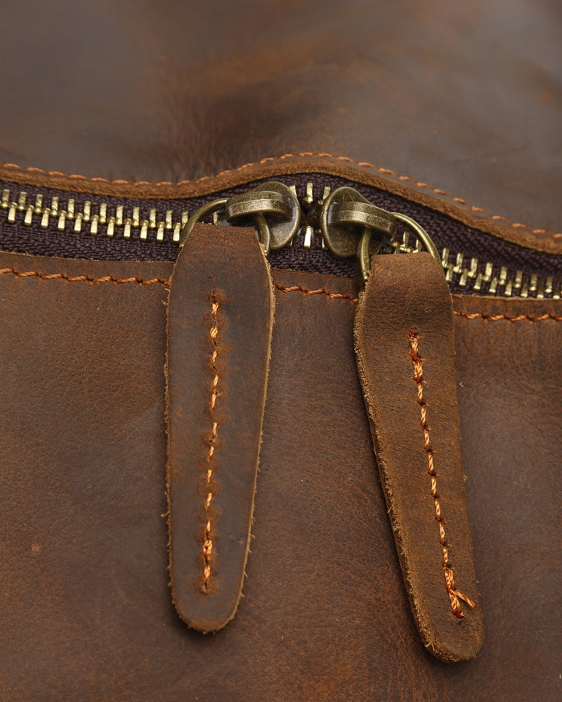 Montague Leren Duffle tas