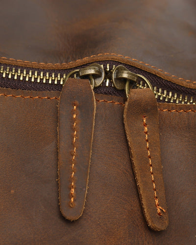 Montague Leren Duffle tas
