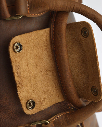 Montague Leren Duffle tas