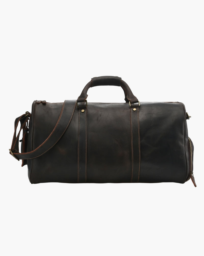 Montague Leren Duffle tas