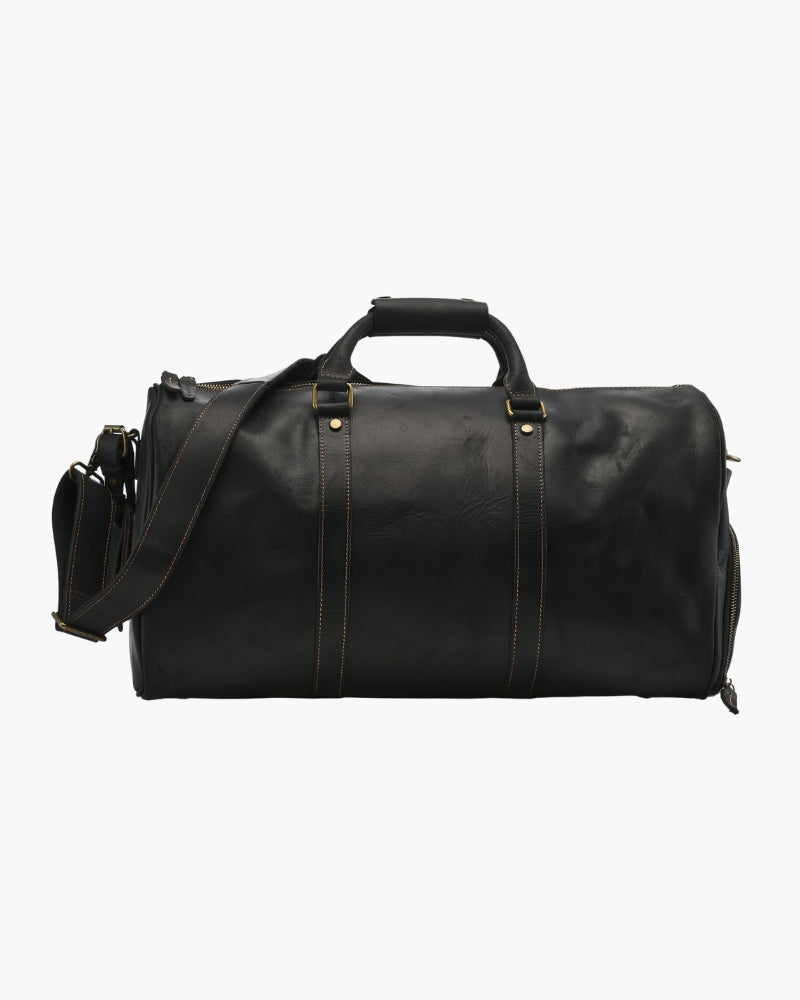 Montague Leren Duffle tas