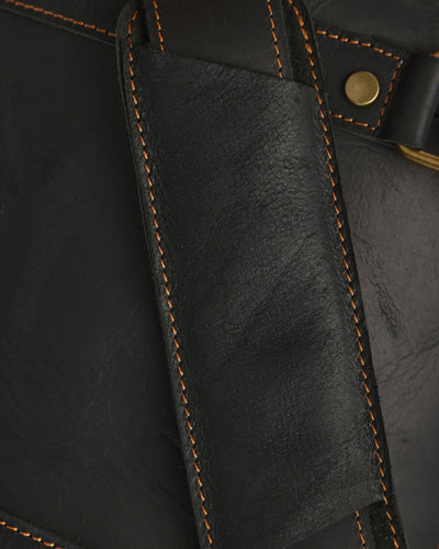 Montague Leren Duffle tas