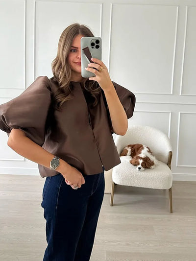 puffy blouse